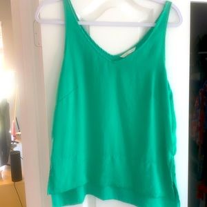 Lime green loosely fitted tank